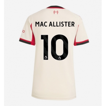 Liverpool Alexis Mac Allister #10 Maglia Gara Trasferta Repliche 2025-26 Donna Maniche Corte